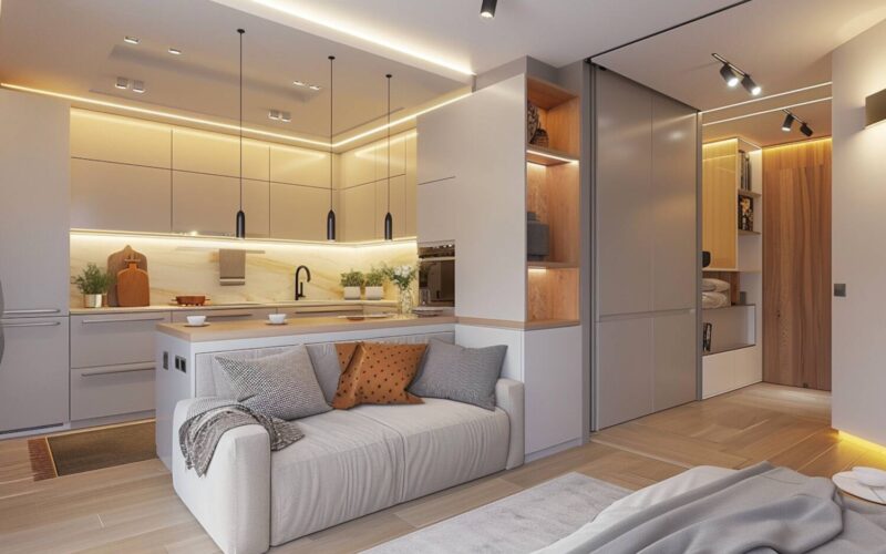 Najlepsze zestawy mebli tapicerowanych do mikroapartamentów