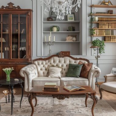 10 inspiracji na wnętrza w stylu vintage z wykorzystaniem naturalnych materiałów.