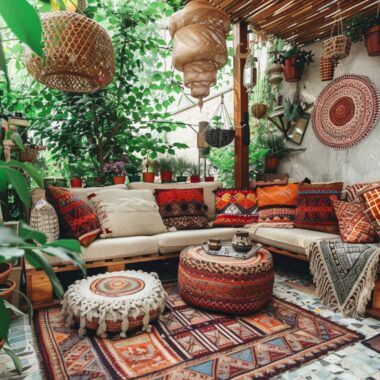 Najlepsze zestawy mebli ogrodowych w stylu boho