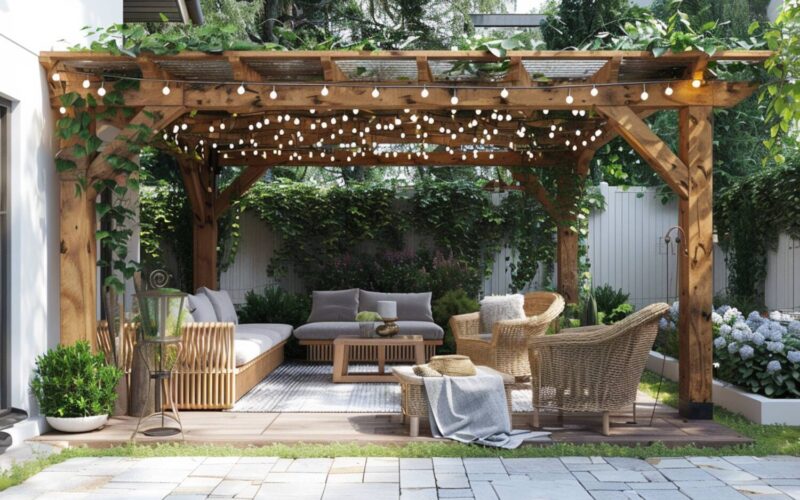 Jak urządzić taras w stylu retro z odpowiednim oświetleniem