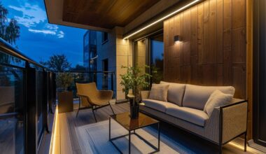 Jak urządzić balkon w stylu industrialnym z dekoracyjnymi lampami LED