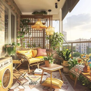 Jak urządzić balkon w stylu retro na małym metrażu