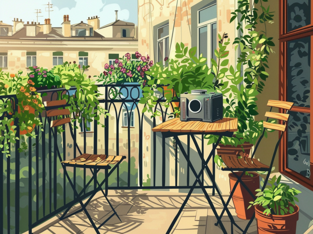 Jak urządzić balkon w stylu retro na małym metrażu