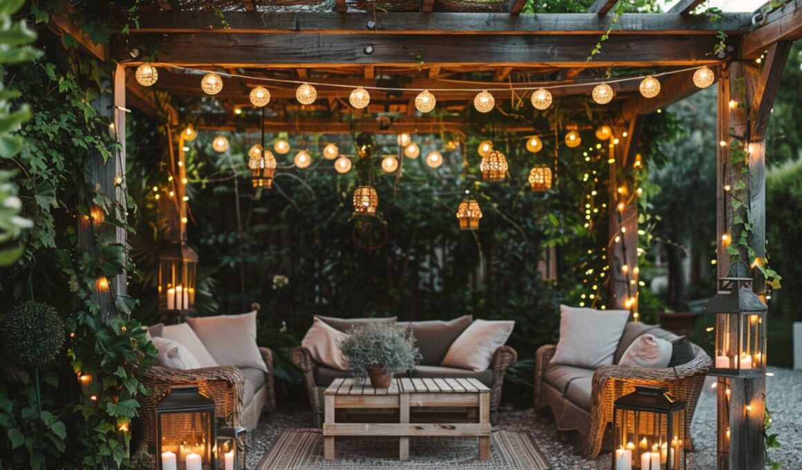 jakie oświetlenie wybrać do altany w stylu retro