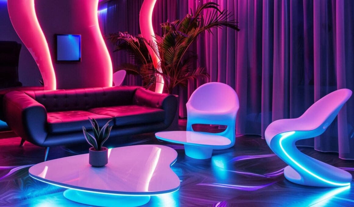 10 inspiracji na wnętrza z meblami wyposażonymi w oświetlenie LED