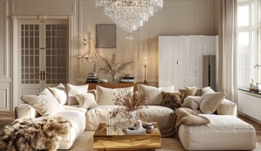 10 inspiracji na wnętrza skandynawskie z akcentami glamour