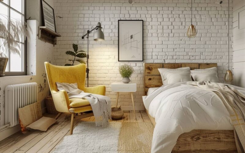 Jak urządzić sypialnię w stylu skandynawskim z dodatkami retro