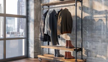 Jak zrobić dekoracyjny wieszak na ubrania z rur stalowych