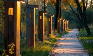 Jakie lampy solarne najlepiej sprawdzą się w ogrodach z dużą ilością drzew