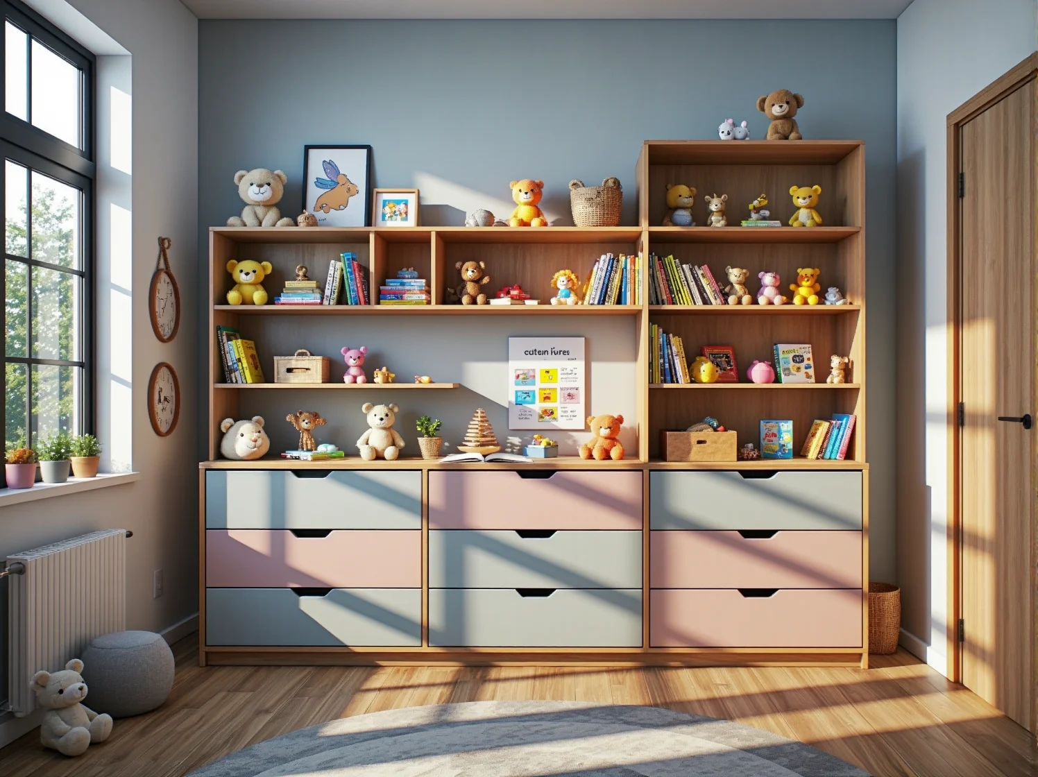 Bezpieczna komoda dziecięca z atestami, idealna do przechowywania klocków i dziecięcych skarbów.