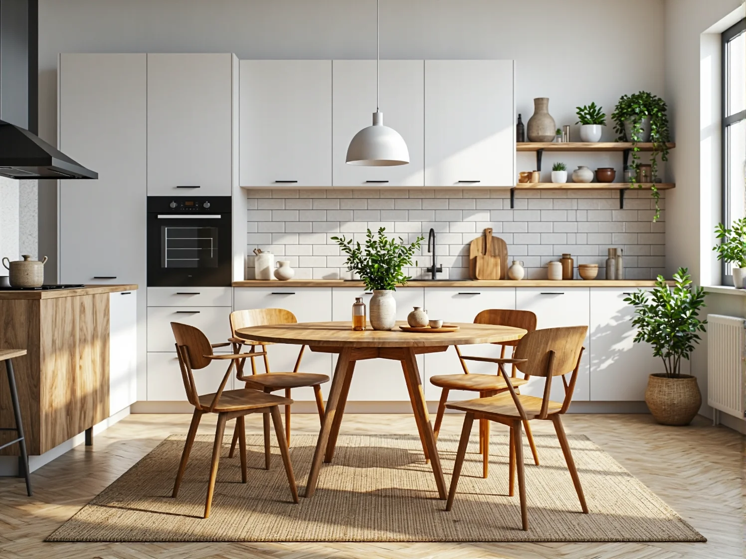 Designerski stół składany na ścianę do małych wnętrz