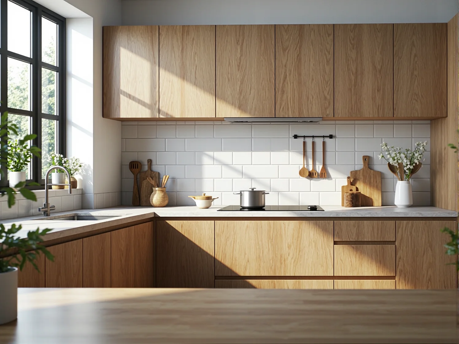 Jak połączyć styl industrialny z boho? Surowy beton, metalowe lampy i przytulne, wzorzyste poduszki.