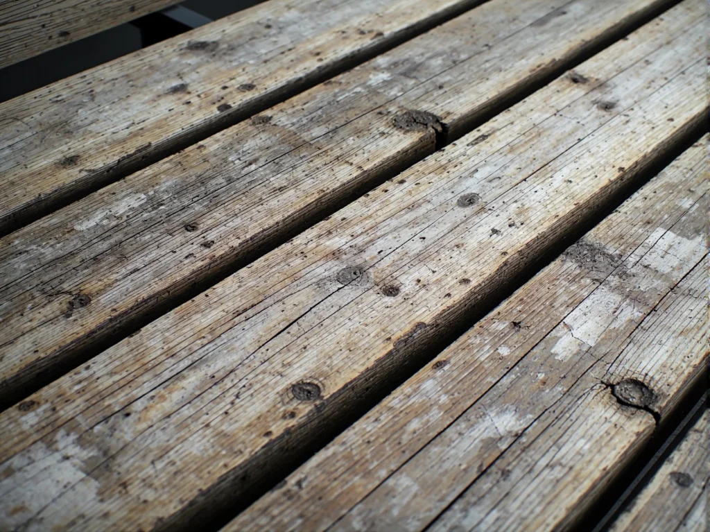 Drewniane deski tarasowe z naturalnego postarzanego drewna