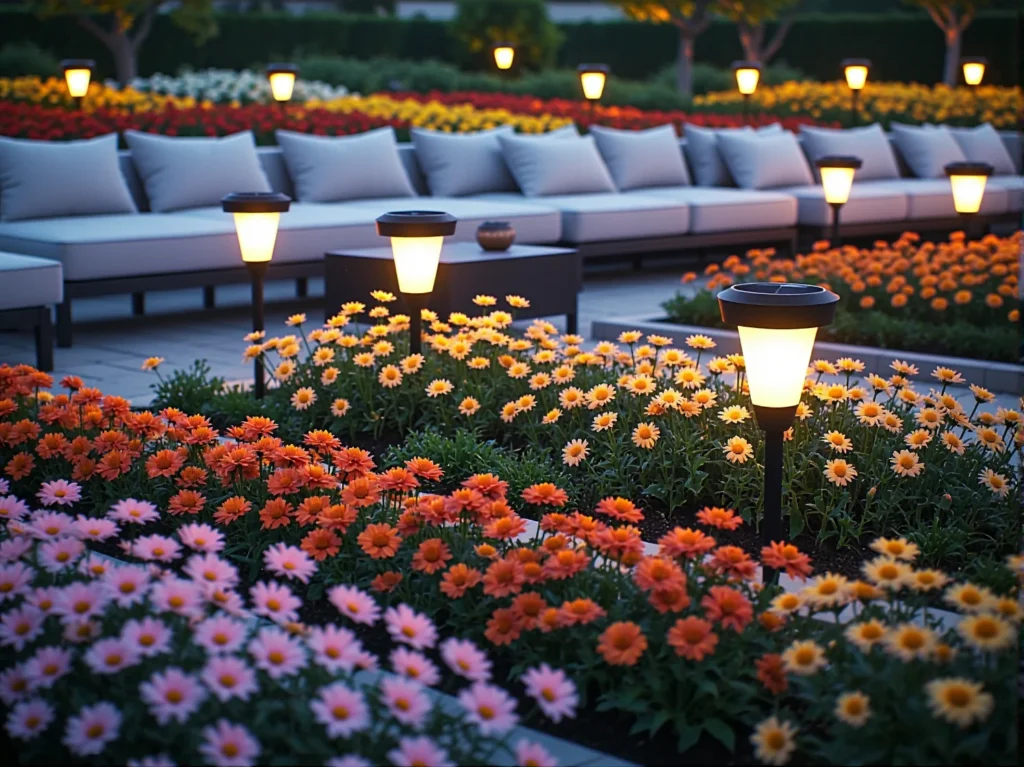 Lampy solarne ogrodowe z ciepłym światłem LED