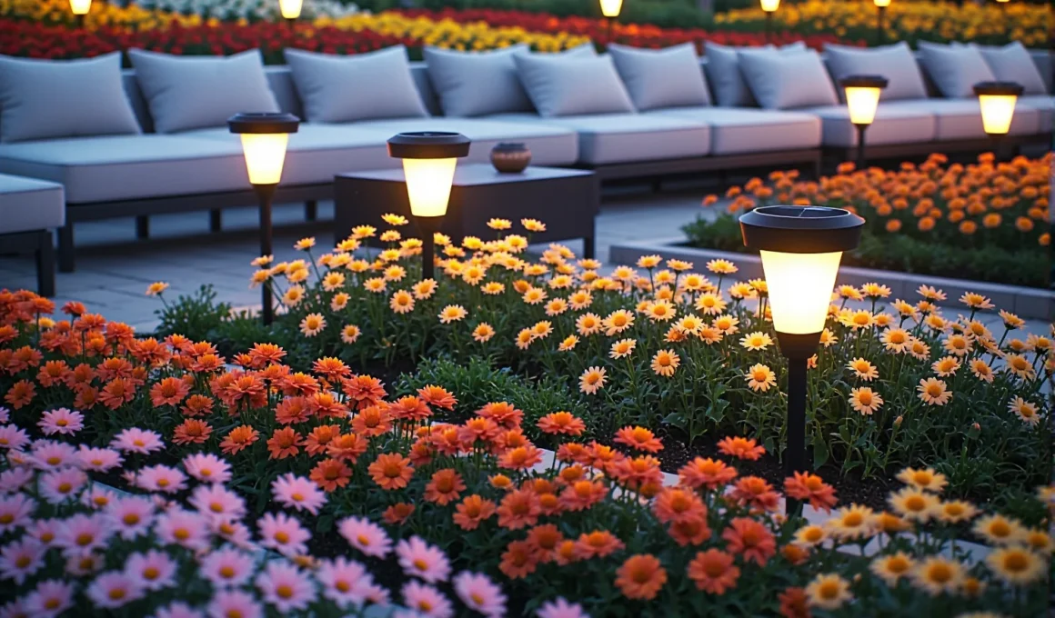 Lampy solarne ogrodowe z ciepłym światłem LED