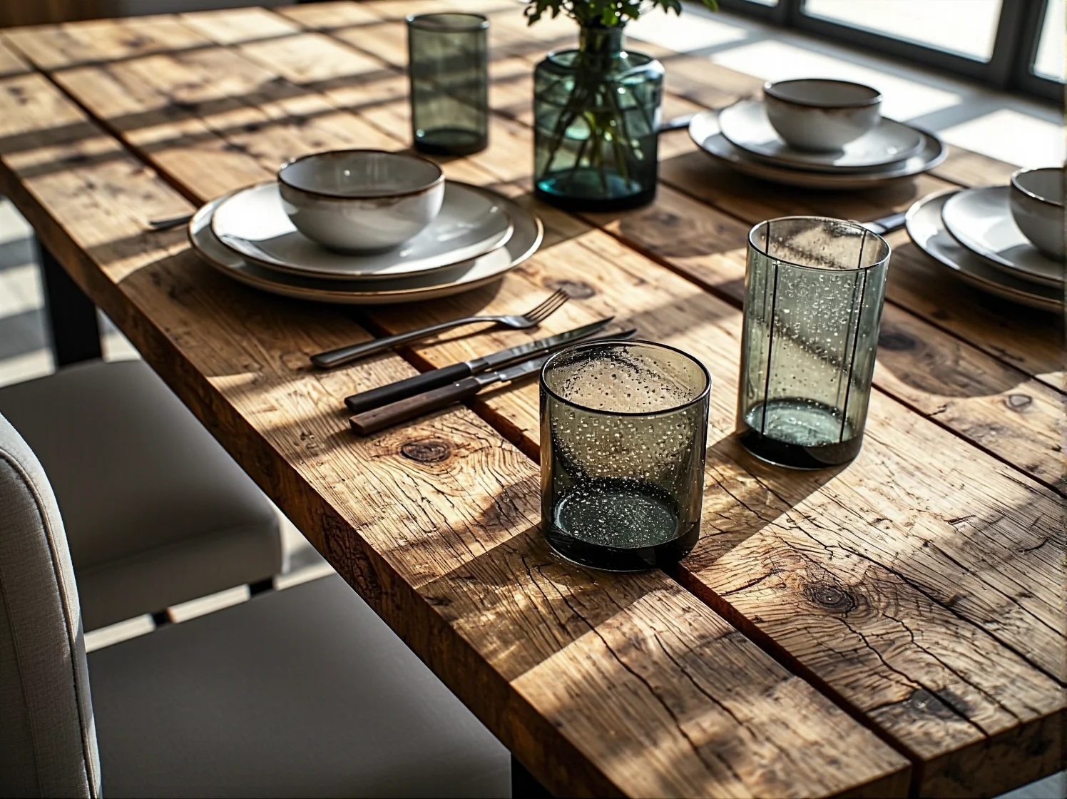 Stylowe i trwałe krzesła z recyklingu HDPE, idealne do intensywnego użytkowania w ekologicznej gastronomii.