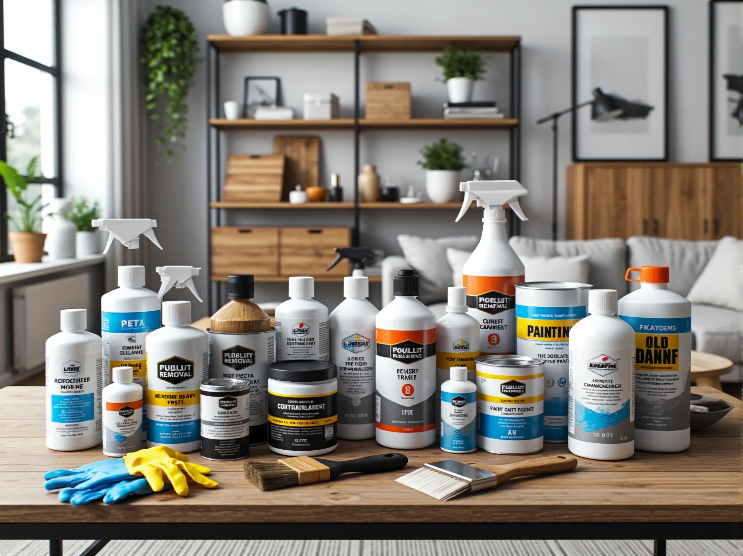 Renowacja mebli krok po kroku - ściąganie starej farby z drewnianego blatu