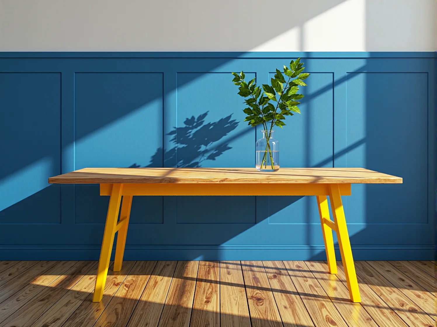 Efekty użycia środka do usuwania farby z drewna na odnawianym krześle pasującym do nowoczesnego wnętrza.