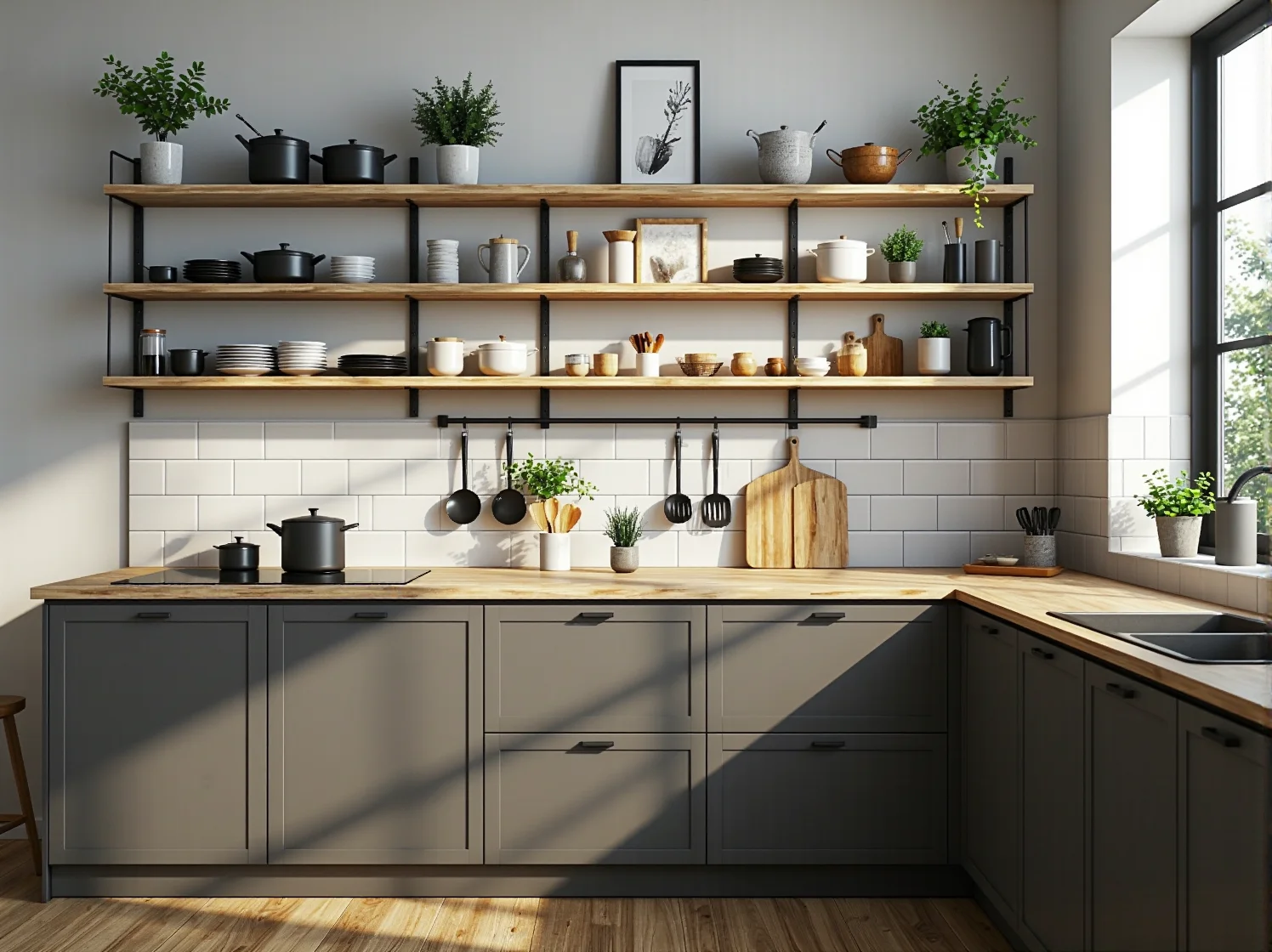 Elegancka, czarna konsola z marmurowym blatem i ozdobnym lustrem w złotej ramie. Inspiracja glamour.